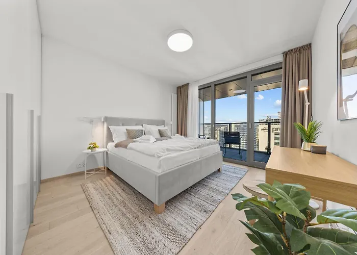 شقة 30th Floor - View From The Heart Of Eurovea *